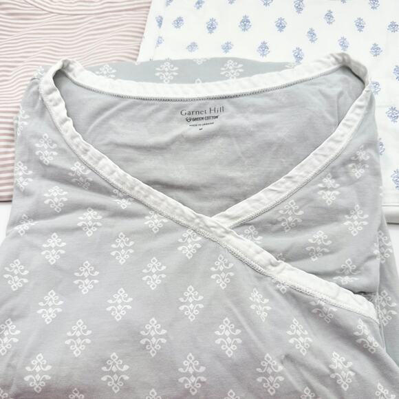 Lot of 3 Women’s Sleepwear Sz. Medium Haven Well Within & Garnet Hill Nightgowns - Picture 10 of 16